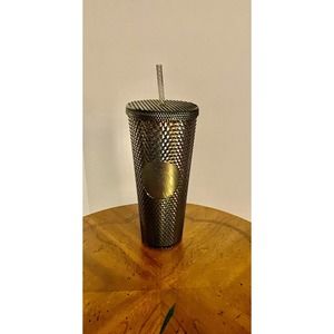 NWT Starbucks 2020 24 oz. Amber Studded Tumbler